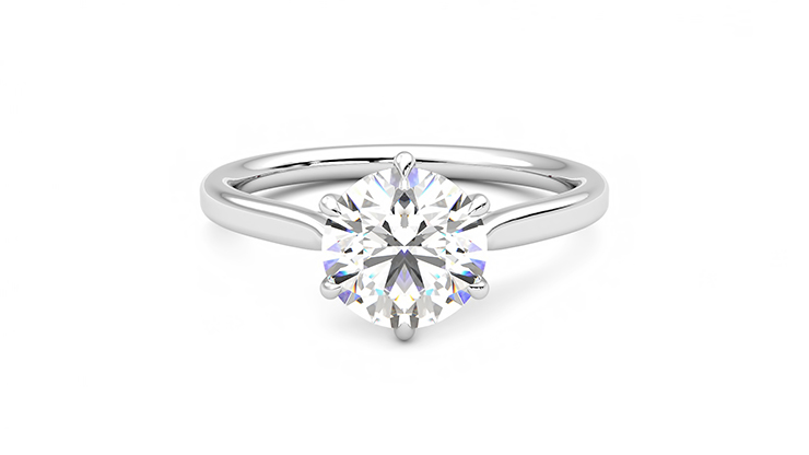 Taylor & Hart Eve Round Engagement Ring 360 detail 01